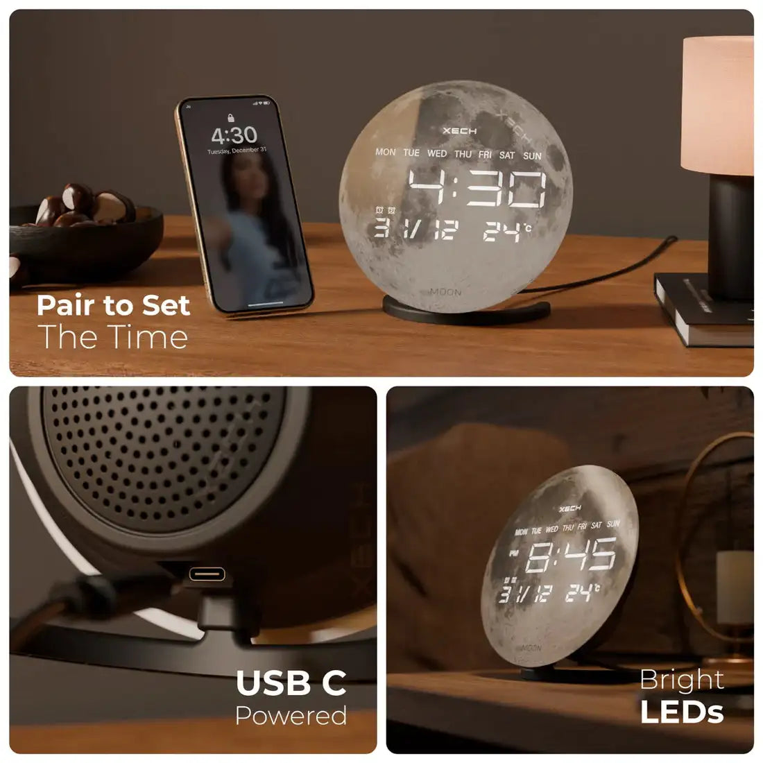 Solaris X Clock & Speaker